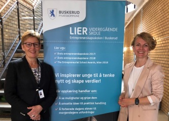 Vellykket samarbeid for ungdomsbedrifter ved Lier v.g. skole. -utelukkende positivt, sier PwC Drammen