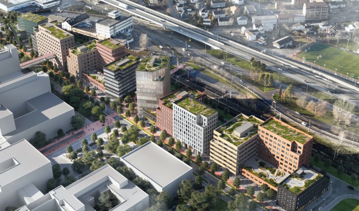 Grunnarbeidene for Drammen Helsepark kan starte.