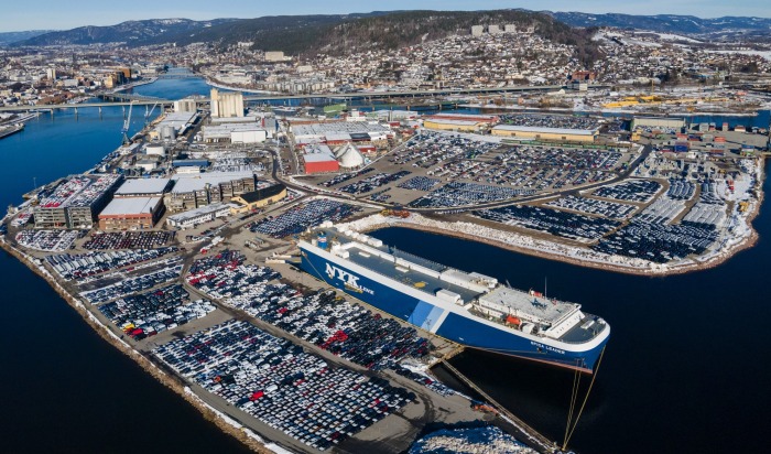 Ny rekord for bilimporten til Drammen